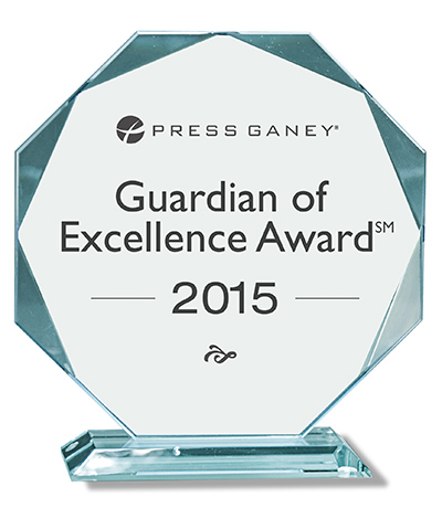 Yampa Valley Medical Center Receives 2015 Guardian of Excellence Award