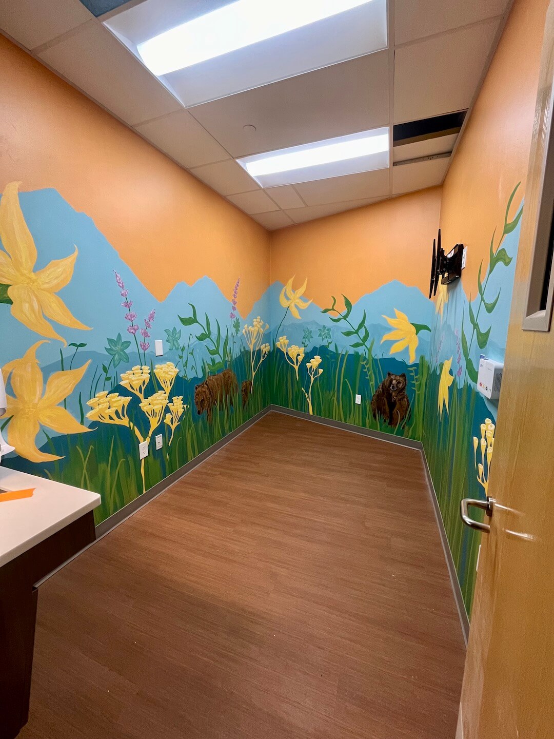 UCHealth Yampa Valley Medical Center_mural by Kristina Petrash